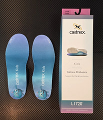 Aetrex Kids Youth Size 1 Orthotics LI720 Insoles For Flat & Low Arches *Read
