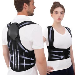 Cmipeob Posture Corrector for Women and Men Back Support Brace Small, Black