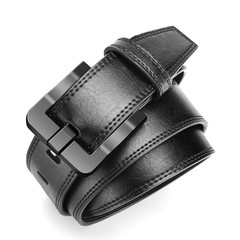 TSA Approved Non-Metal Nickel Fits Waist 37–38 in | Overall Length 47 in Black