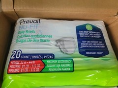 Prevail Per-Fit Unisex Incontinence Underwear – Medium Size, Bag of 20 (PF-512)