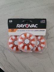 RAYOVAC 24-Pack Size 13 Hearing Aid Batteries