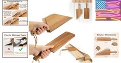 Mattress Lifter & Bed Sheet Tucker Tool Set for Changing Sheets, Acacia Wood …