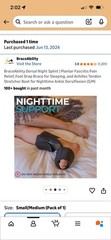 Plantar Fasciitis Night Splint Brace