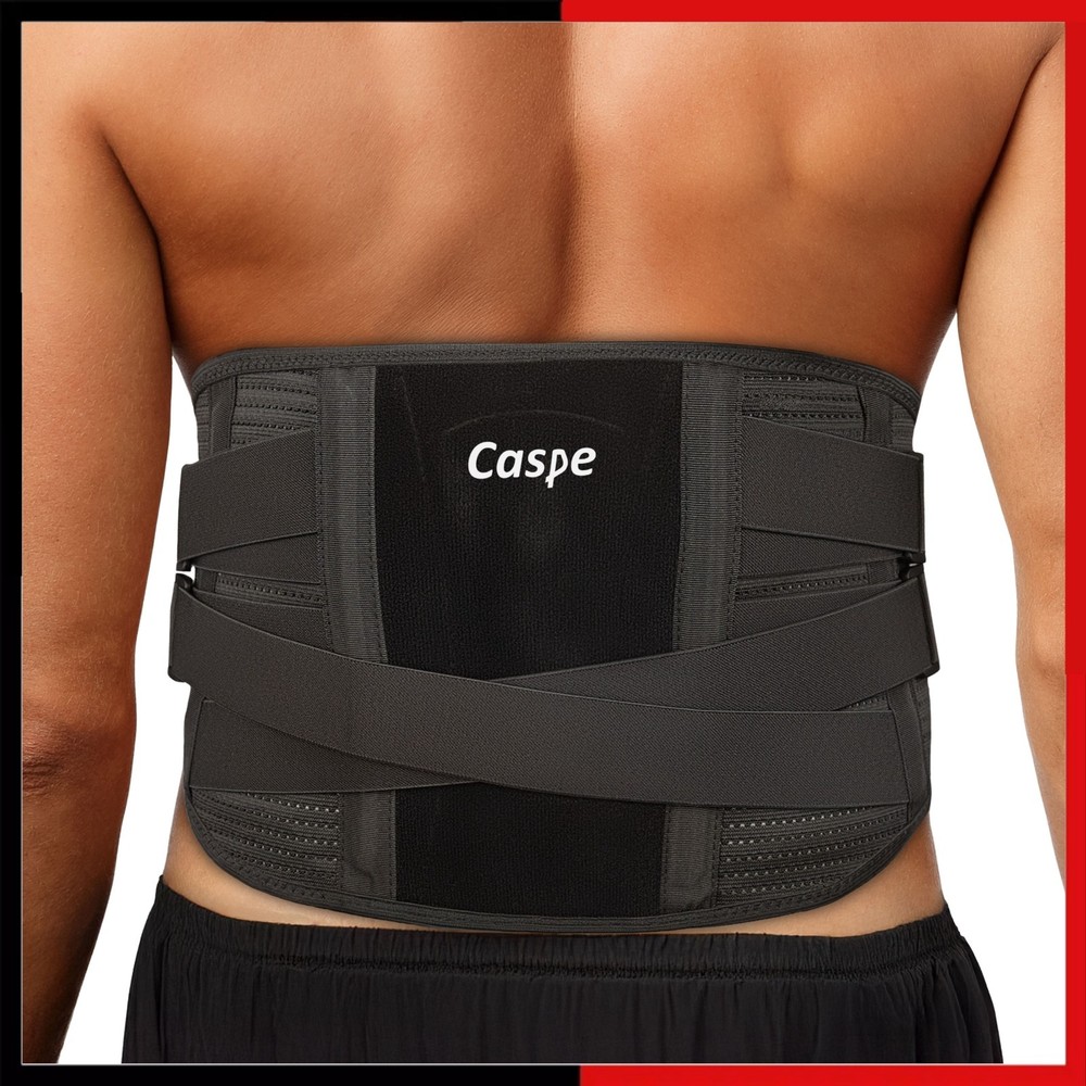 Adjustable Lower Back Brace Lumbar Support Waist Belt for Men Women Pain Relief