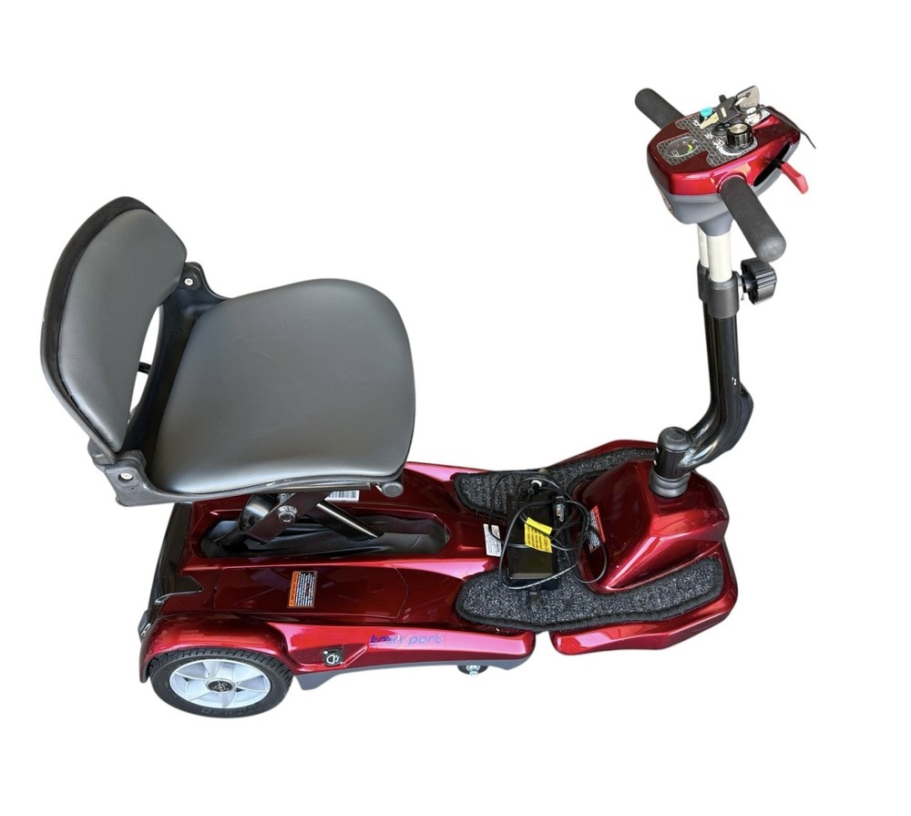 EV Rider Transport AF+ Automatic Folding Scooter New Red- Includes Charger!