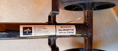 Medline Adult knee walker 4 wheels, 350 lbs weight capacity Excellent Condition