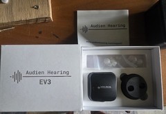 AUDIEN HEARING EV3 Aids w/ Charging Base, Guards, Manual, Case