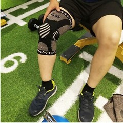 2Pack Copper Knee Braces Compression Sleeves Support for Arthritis Men & Women