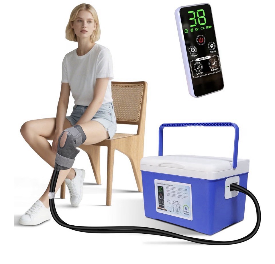 Cooler-Tyu Cold Therapy Machine, 3000Mah Battery, 8.5 Qt Portable Ice