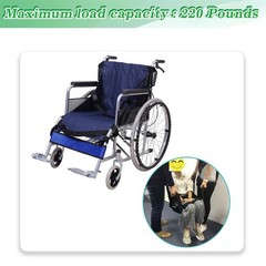 Patient Transfer Wheelchair Seat Cushion Lift Stair Slide Board Safety Blue Pad