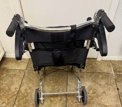 Wheelchair Ultra-Light Wheelchair for The Elderly, Folding Transport Chair. 15lb