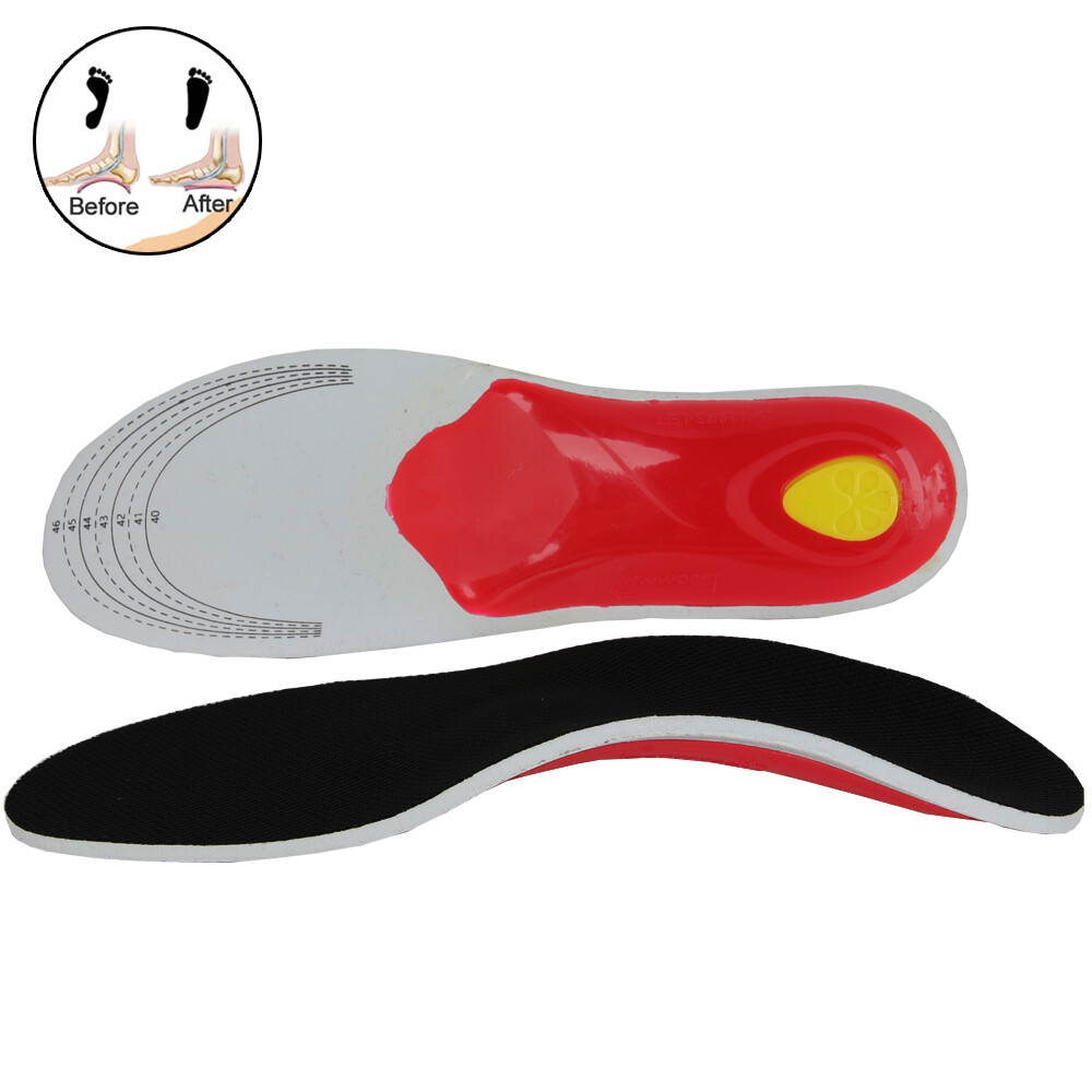 Orthotic Insoles Shoe Inserts Pad Heavy Duty Arch Support Sports Work Inner Sole