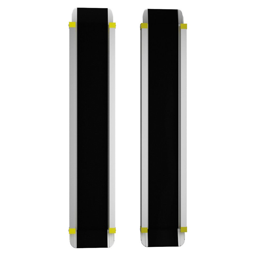 Aluminum 4′ – 7′ Adjustable Non-skid Loading Wheelchair Telescoping Track Ramp