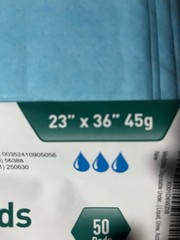 NEW Med Pride Disposable Underpads Large 23 X 36 Ultra Absorbent Pack Of 50 Pads