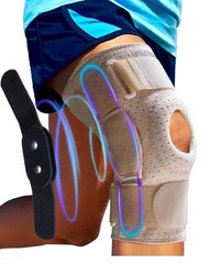 Hinged Knee Brace Stabilizer for ACL MCL Meniscus Tear Arthritis Large 15.5-2…