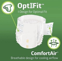 Adult Diapers, Extra+ Heavy Absorbency, M (Waist Size 32in-44in) 60 Count