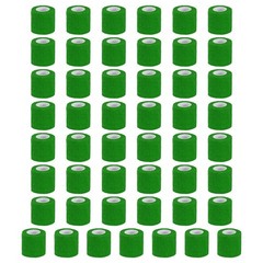 Self Adhesive Bandage Wrap 177″ x 2″, 50 Pcs Wrap Tape, Emerald Green