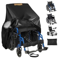 Electric Wheelchairs Cover Waterproof,420D Heavy Duty Wheelchair Cover with Air
