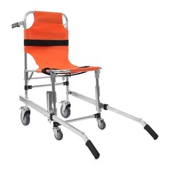 EMS Stair Climbing Chair Medical Emergency Evacuation Lifting Wheelchair w/Belts