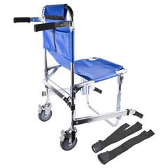 Stair Chair Emergency Evacuation Wheelchair Elderly Climbing Stair Chair Blue