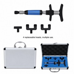 Manual Chiropractic Adjusting Tool 6 Levels Spinal Activato 4 Heads Case New