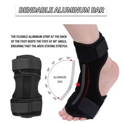 Foot Drop Support Ankle Brace Orthosis Plantar Fasciitis Splint Correction
