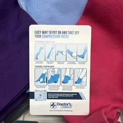 Doctor’s Select Extra Wide Compression Socks/Hose, 3 Pairs, Multicolor