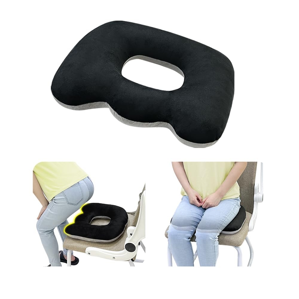 Bed Sore Cushion for Butt Lifting Donut Pillow for Tailbone Pain Relief Sitti…