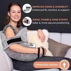 Post Shoulder Surgery Pillow for Sleeping – Left/Right Arm Support with Adjus…