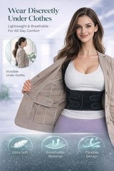 TNDCKP Posture Corrector for Men and Women – Dual-Zone Elastic Medium, Black
