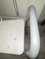 Guardian Bath and Shower Bench with Back and Arms Adjustable Height 350lb Seat
