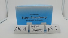 Wow Flash 17”x 13” 50 Count Super Absorbency Quick Drying Disposable Underpad