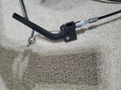 Tilt In Space Hand Levers cables quickie Ts wheelchair Left Right w 1 Pneumatic
