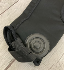 XARA 9060 Kangaroo Compression Ankle Guard Sleeve Black Small