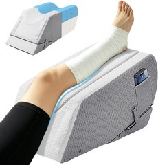 Leg Elevation Pillow for After Surgery, Adjustable 4 Heights & 2 Slopes, Knee…