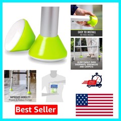 Walker Caps and Ski Glides for Rollators – Effortless Installation | 2 Count