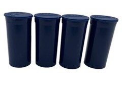 12 Multi-Use 13 Dram Pop Top Empty Pill Containers, Waterproof Airtight Plastic