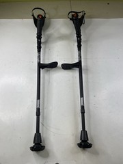 Ergoactives Ergobaum Adjustable 7G Shock Absorbing Forearm Crutches L & R
