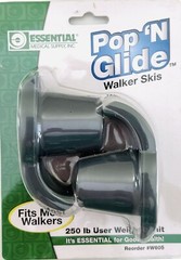 Pop ‚N Glide Walker Skis Fits Most Walkers #W605 Essential Medical Company New