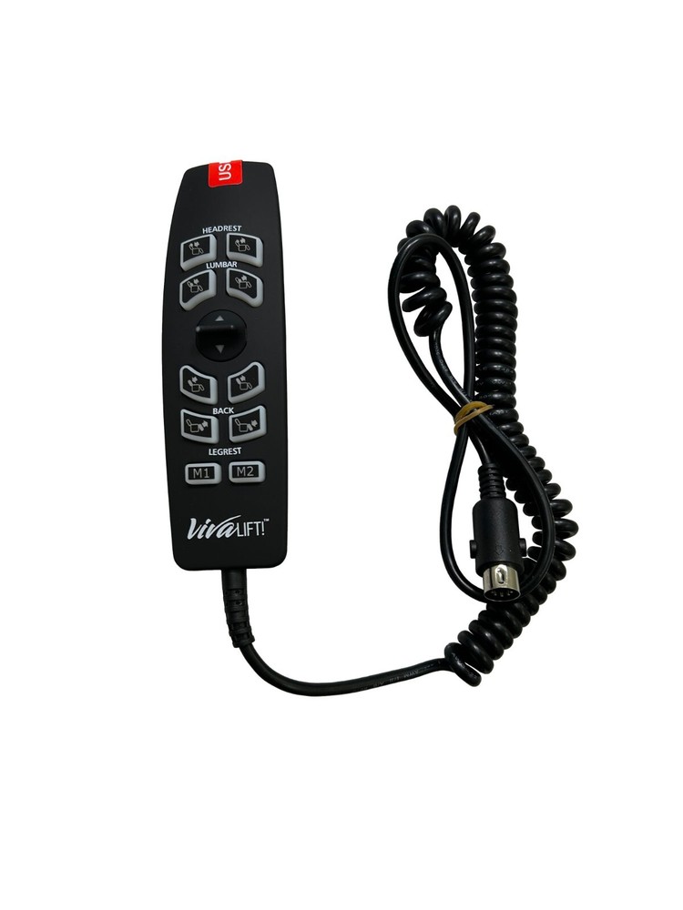 12-Button 5-Pin Hand Control Remote for Pride VivaLift Chair Later Version 2