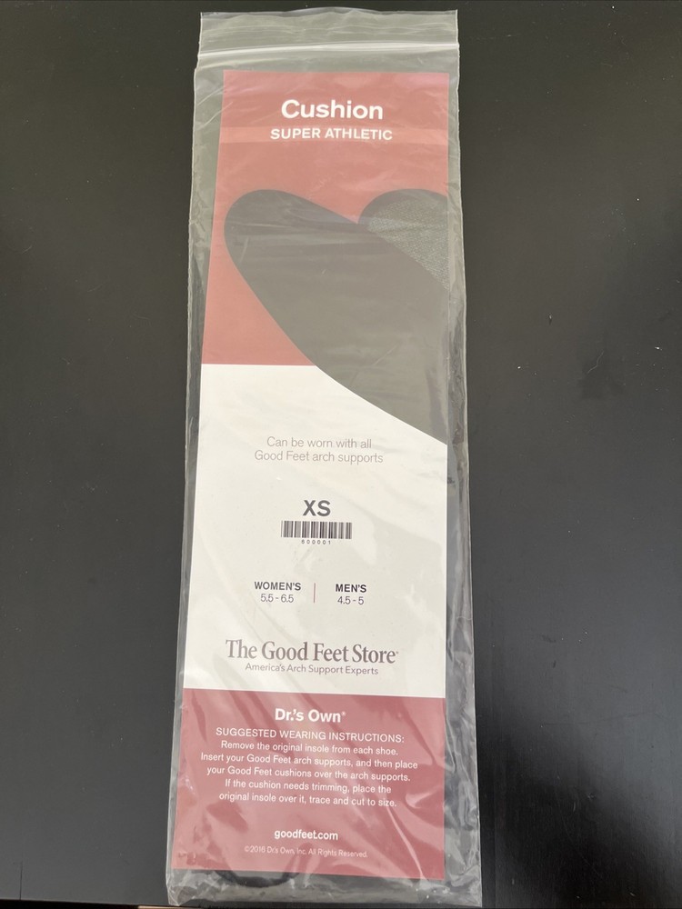 The Good Feet Store Super Athletic Cushion Insoles Dr.’s Own Size XS Unisex