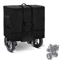 Foldable Wheelchair Travel Bag – Heavy Duty 600D Waterproof Cover for Airplane,