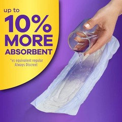 Always Discreet Incontinence Pads Moderate 153 Count Women Plus Absorbency