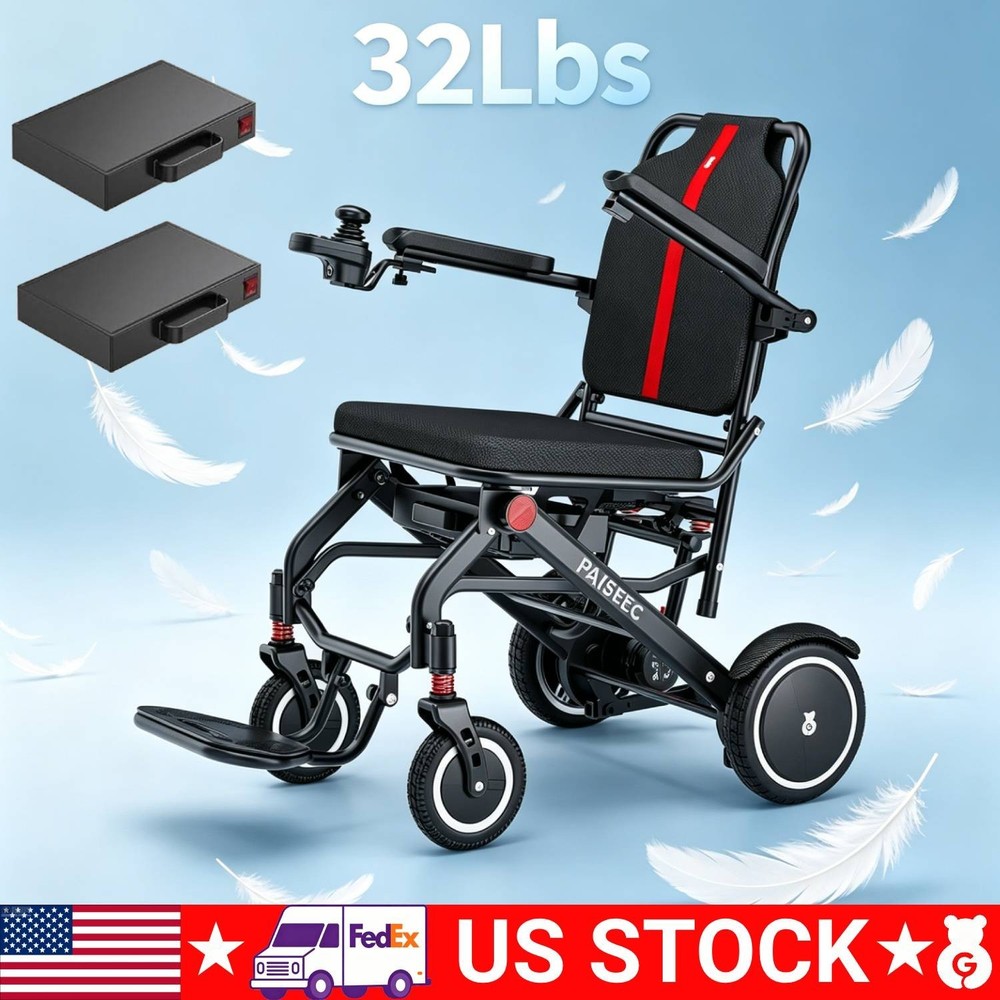 Q3 Lightweight Electric Wheelchairs for Adults & Seniors Foldable 22 Miles Range