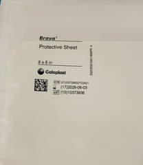 5 Coloplast 032155 Brava Skin Protective Sheets 6″ x 6″ Exp 2028/04, No Box