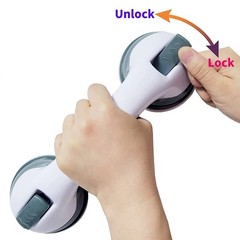2Pack Shower Grab Bar 12″ Showers Suction Bar Handle Bathroom Safety Grip Handle