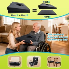 Fokon Gel Wheelchair Seat Cushionbed Sore Cushions For Butthemorrhoid