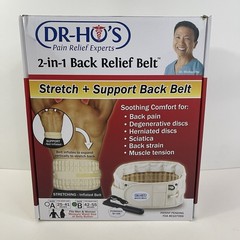 DR-HO’s 2-in-1 Decompression Belt Pain Relief Belt Length 42-55”/25-41″ Optional