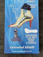 vasyli orthotic insoles heeled/sandals Slim Fit Women’s XS 4.4-6