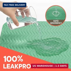 Washable Underpads Medium 18″ x 24″ (Pack of 1) – Reusable Waterproof Bed Pad fo